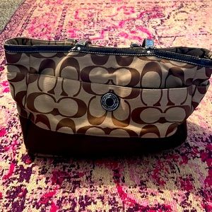 Coach diaper bag